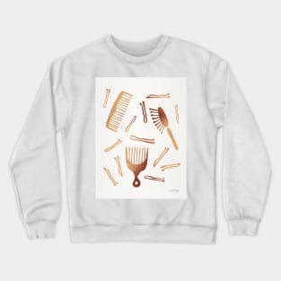 Good Hair Day Rose Gold Crewneck Sweatshirt